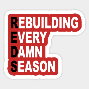 Rebuilding Every Damn Season Sticker